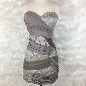 BEBE Strapless Dress